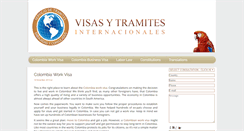 Desktop Screenshot of colombiaworkvisa.com